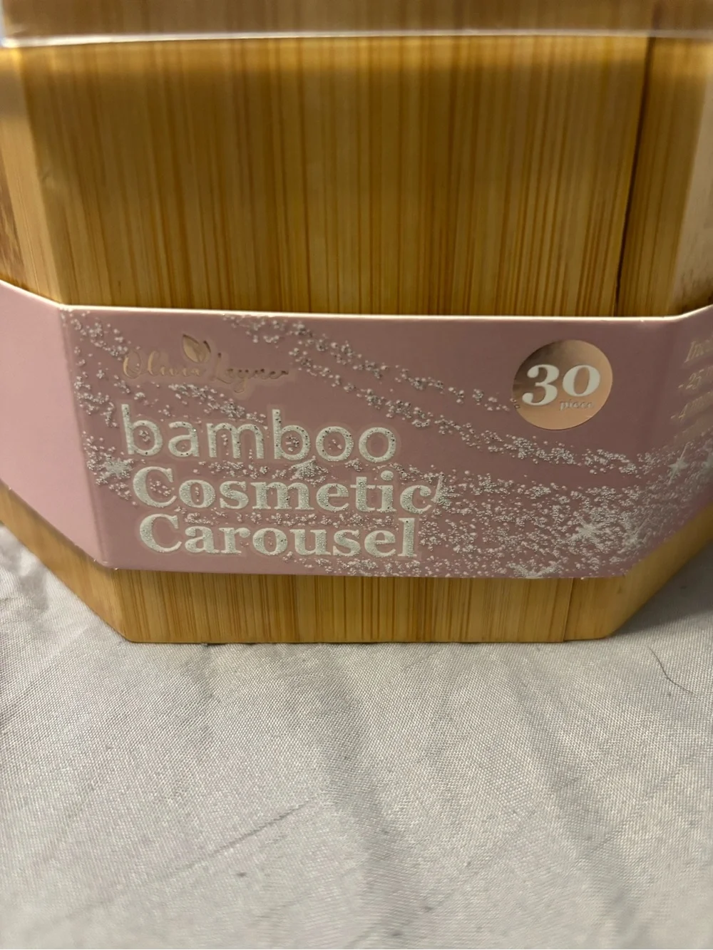Bamboo Cosmetic Carousel 30 Makeup Brush Set